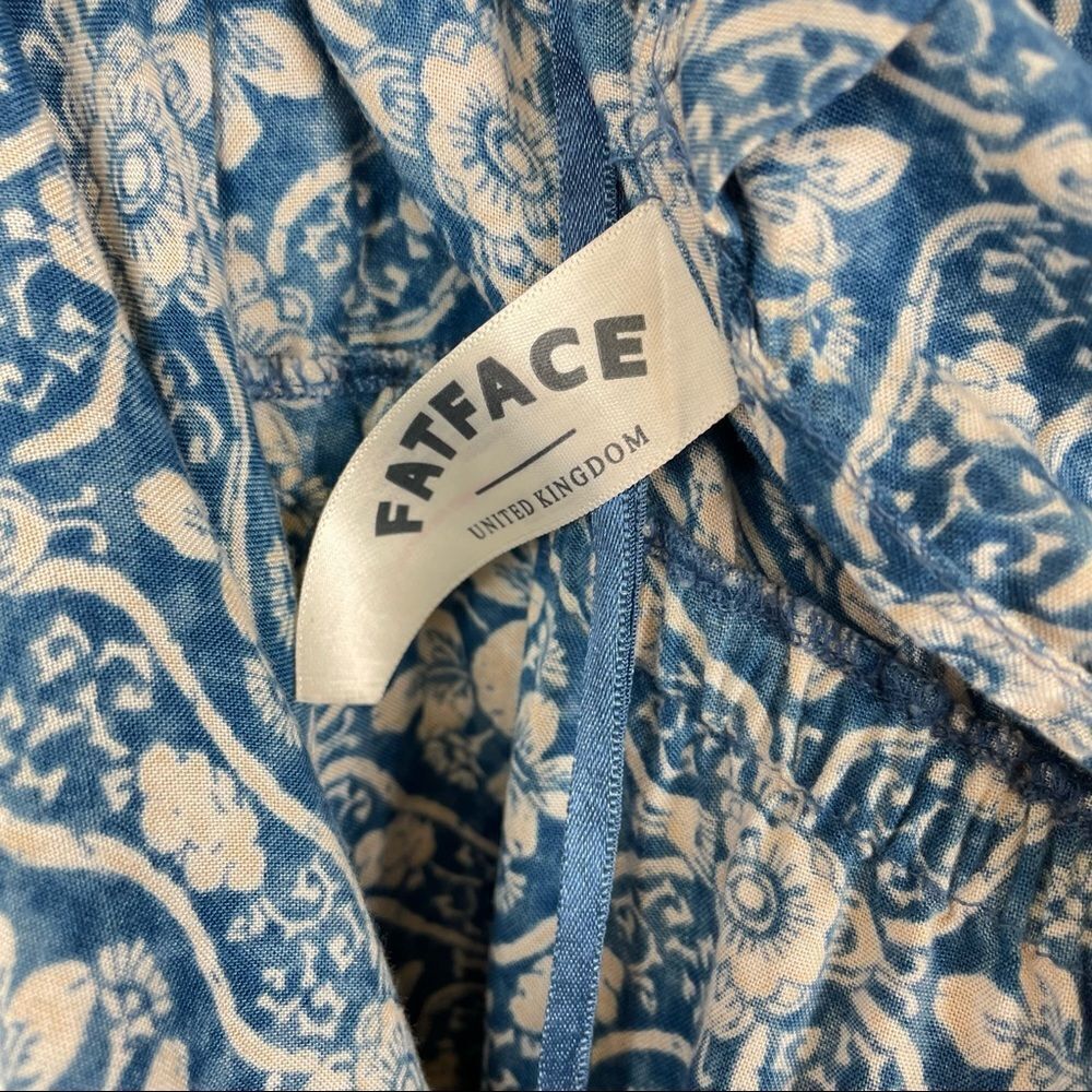 Fat Face Astra Blue Floral Print Sleeveless Jumpsuit Playsuit - Picture 13 of 15